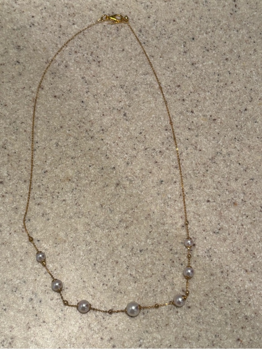 Freshwater Akoya Pearl Necklace On Sterling Silver